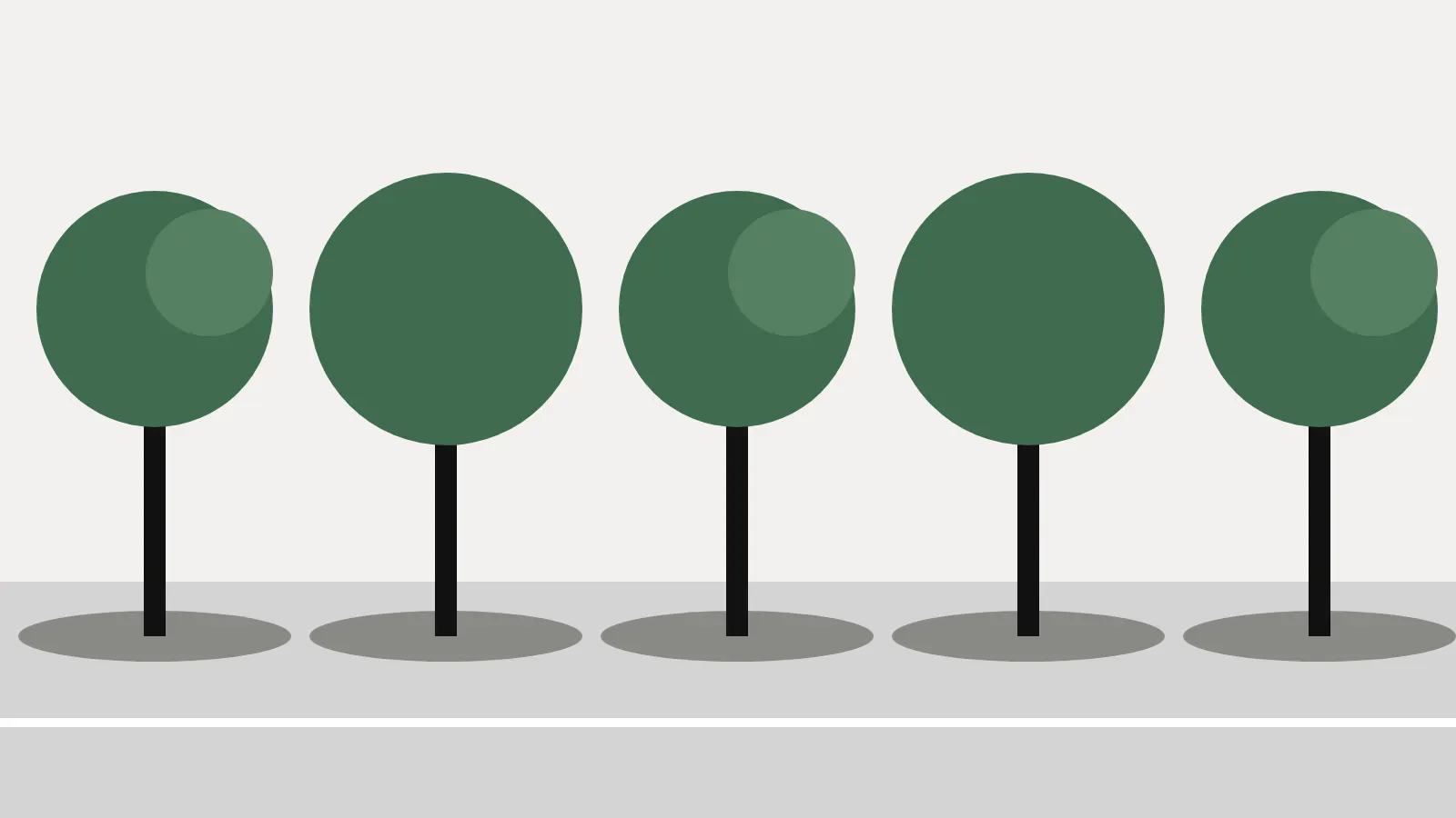 500 new street trees, chosen for hotter summers